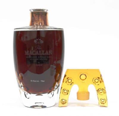 The Macallan in Lalique – 55 Years Old | Sold for $ 99,450, June 2020