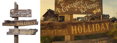 "EVERYONE WELCOME" HOMESTEAD SIGN